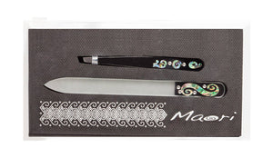 Nail file and tweezer display, perfect gift, glitter, Christmas, spa