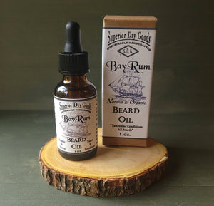 All Natural Bay Rum Beard Oil | Luxury | Essential Oils