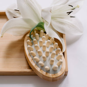 Spa gift basket in bamboo set - women's bridal spa wellness