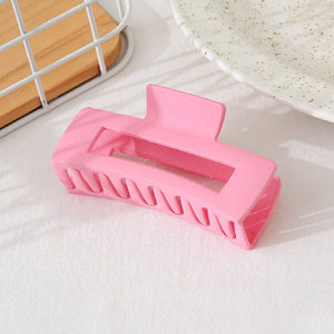 Solid Rectangular Hair Claw: ONE SIZE / BGE