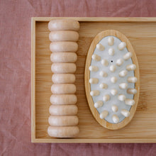 Load image into Gallery viewer, Pure lotus wood massager for hand spa
