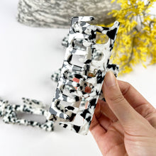 Load image into Gallery viewer, Square Cow Pattern Acetate Hollow Hair Claw Clip: Cow
