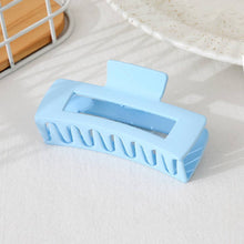 Load image into Gallery viewer, Solid Rectangular Hair Claw: ONE SIZE / BGE
