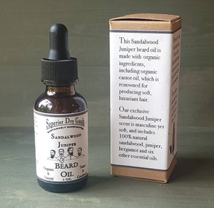 All Natural Sandalwood Juniper Beard Oil | Essential Oils