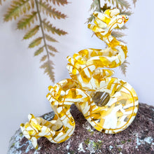 Load image into Gallery viewer, Golden Python Acetate Hair Claw Clip: Yellow Gold

