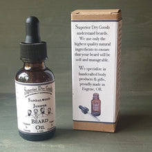 Load image into Gallery viewer, All Natural Sandalwood Juniper Beard Oil | Essential Oils
