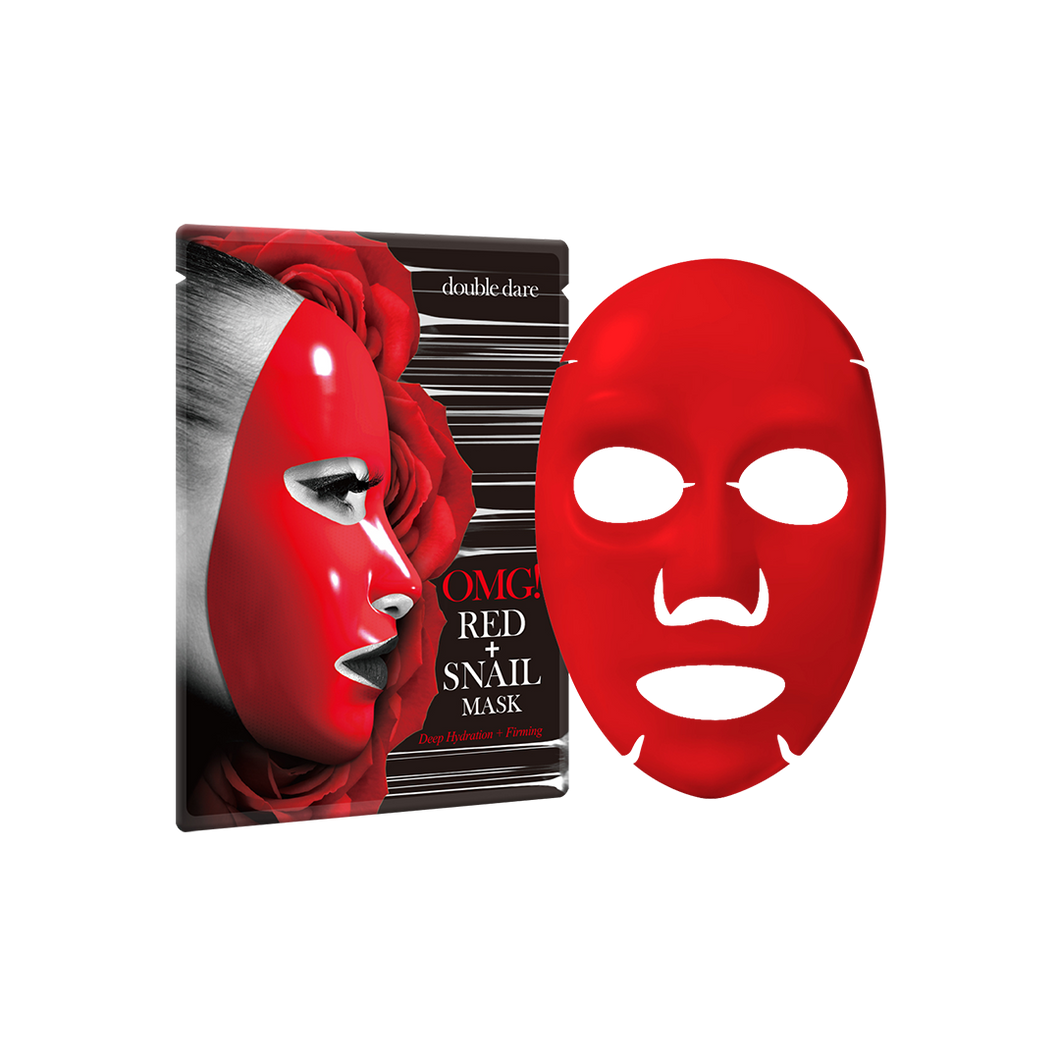 OMG! RED + SNAIL MASK