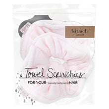 Load image into Gallery viewer, Microfiber Towel Scrunchies - Blush
