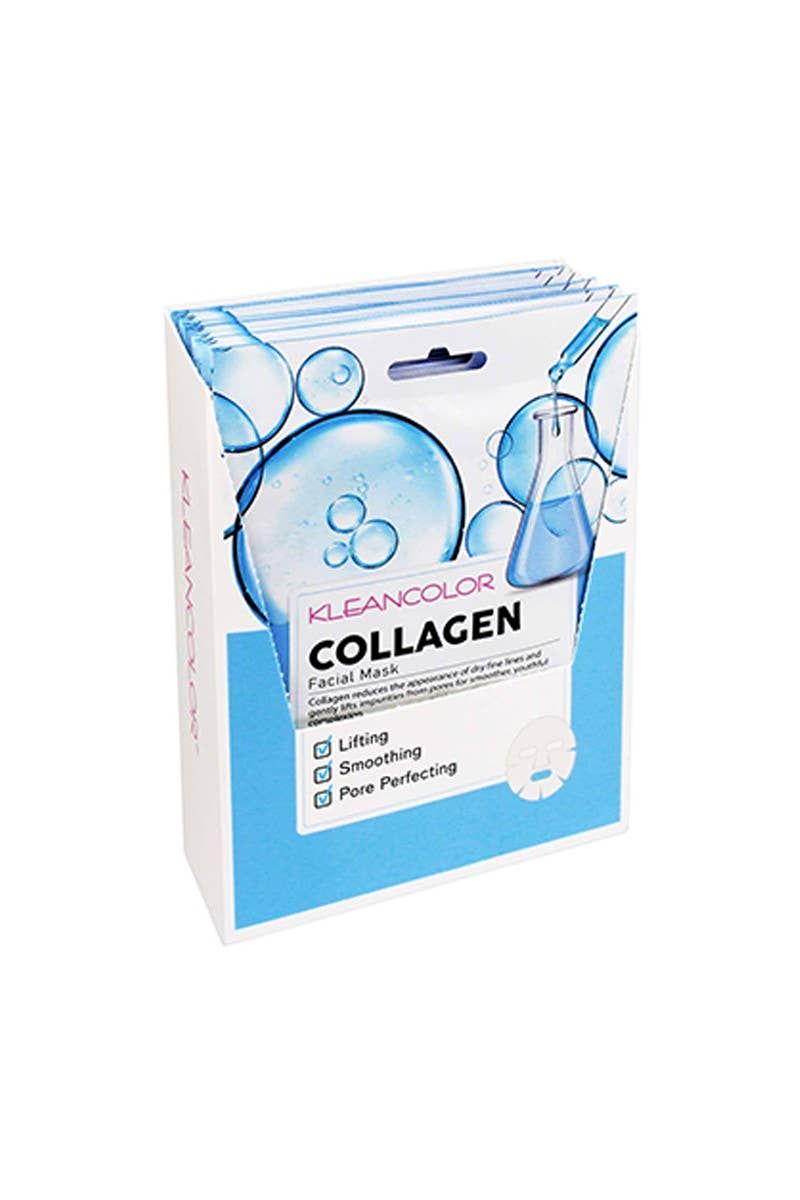 Kleancolor FM421 Facial Mask Collagen - 12pc
