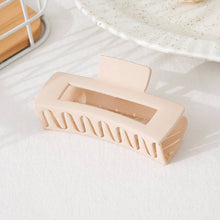 Load image into Gallery viewer, Solid Rectangular Hair Claw: ONE SIZE / BGE
