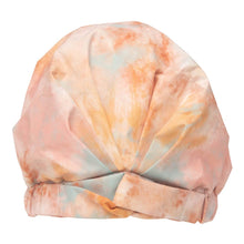Load image into Gallery viewer, Luxe Shower Cap - Sunset Tie Dye
