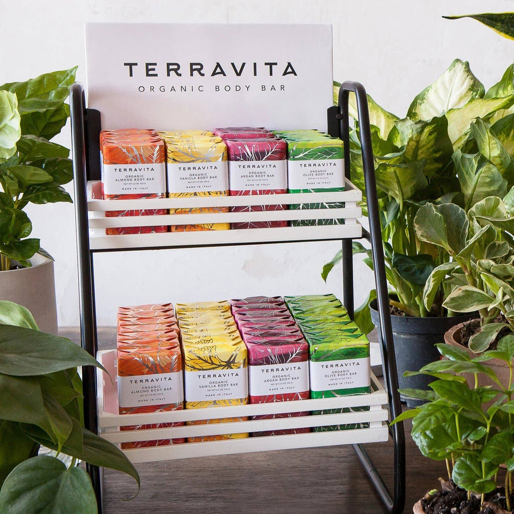 Terravita Organic 100gram Body Bar Display Program